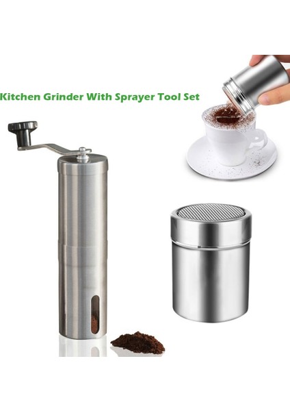 Gümüş Kahve Öğütücü Mini Ayarlanabilir Taşlama (Yurt Dışından) modelleri