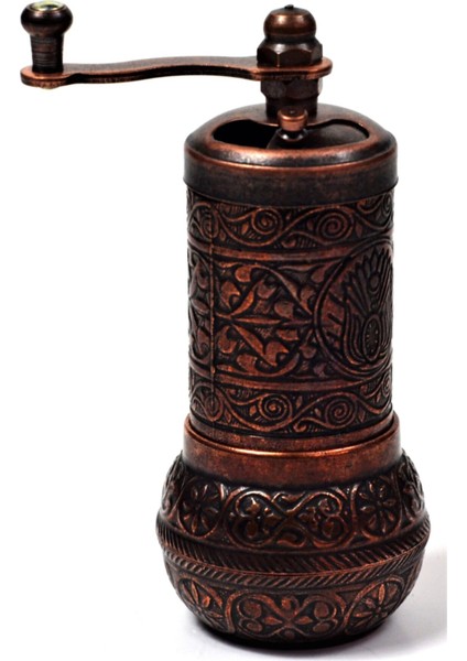 Büyük Kolay Kullanım Türk Bakır Biber Kahve Baharat Tuz Öğütücü (Yurt Dışından)