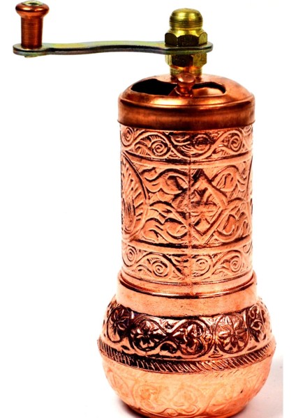 Büyük Kolay Kullanım Türk Bakır Biber Kahve Baharat Tuz Öğütücü (Yurt Dışından)