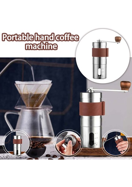 Paslanmaz Çelik Taşınabilir El Kahve Öğütücü (Yurt Dışından) modelleri
