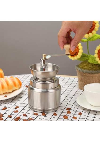 Vktech Taşınabilir Paslanmaz Çelik El Manuel Kahve Öğütücü (Yurt Dışından) indirimleri