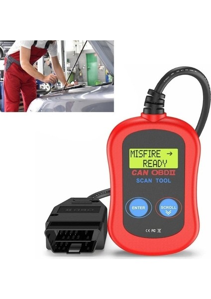 MS300-OBD2 Araba Teşhis Tarama Aracı (Yurt Dışından)