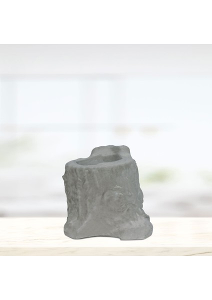 Huş Serisi Gri Saksı 3 Adet