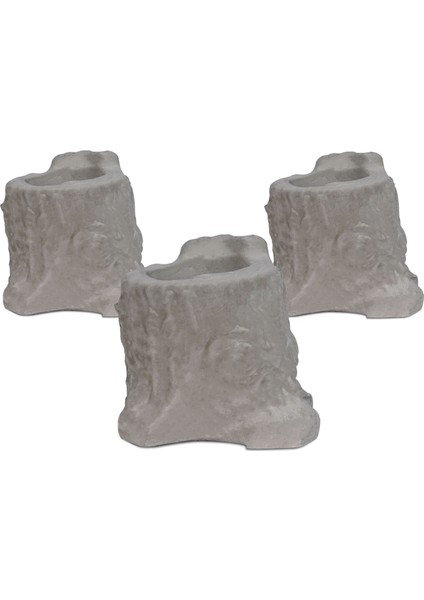 Huş Serisi Gri Saksı 3 Adet fiyatları