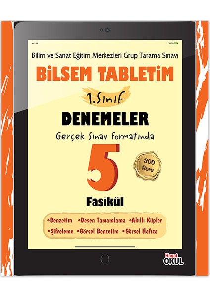Bilsem Tabletim 1. Sınıf Denemeler 5 Fasikül