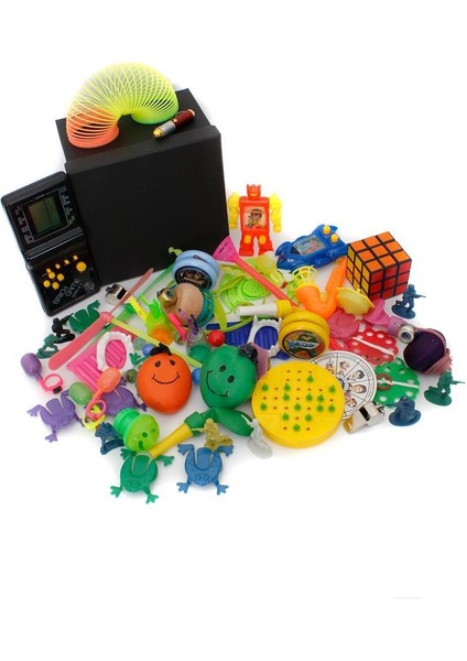 Öğretmenler Günü Nostaljik Özel Oyuncak Kutusu Siyah Tetrisli