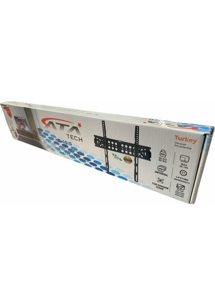37-55" Tüm Markalar ile Uyumlu Sabit LCD Duvar Askı Aparatı