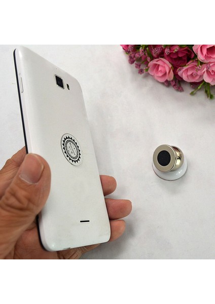 Apple Iphone x Xs Tutucu Manyetik Araç Telefon Tutucu Aparat - Gümüş