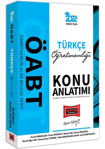 2022 ÖABT Türkçe Öğretmenliği Konu Anlatımı