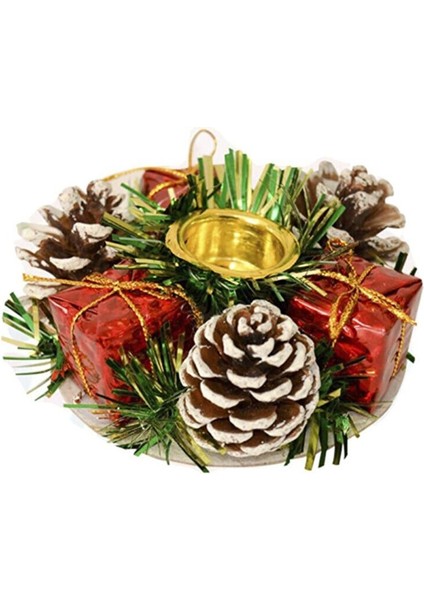 Süslü 3 cm Mum Konulabilen Mumluk