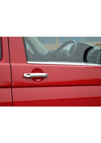 VW T6 Transporter Krom Kapı Kolu 4 Parça Tek Delik 2015 ve Sonrası