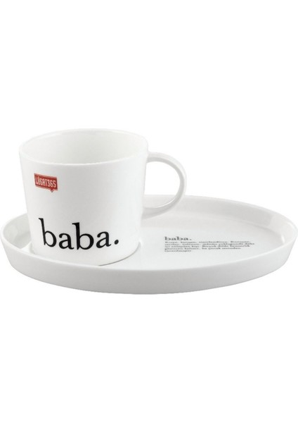 Baba Porselen Çay Fincan Seti 250 cc