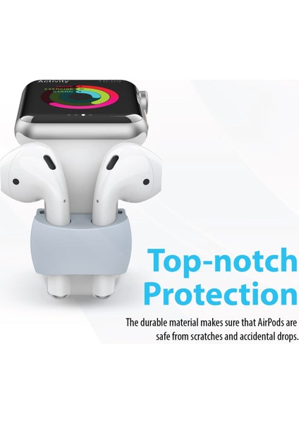 Airhitch - Darbeye Dayanıklı Airpods ve Apple Watch Uyumlu Band Tutucu Klipsi