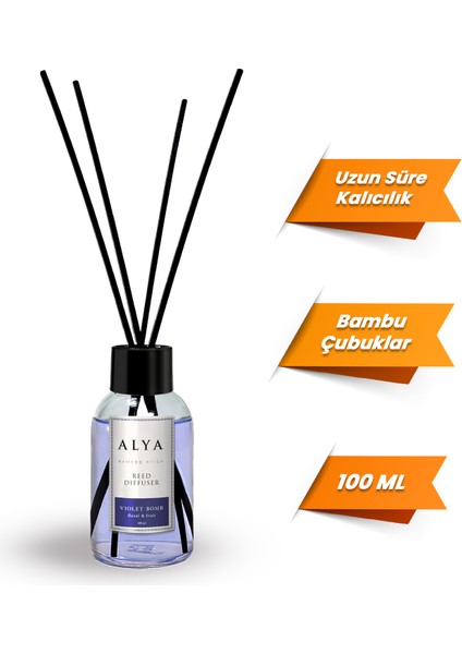 Violet Bomb Bambu Çubuklu Oda Kokusu 100 ml