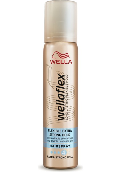 Wellaflex Şekillendirici Saç Spreyi Ekstra Güçlü 75 ml Seyahat Boyu