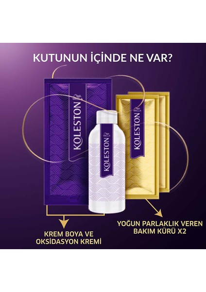 Koleston Kit Saç Boyası 55/46 Kızıl Büyü