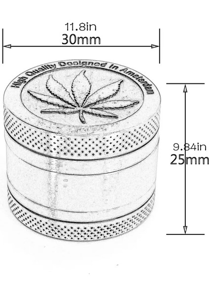 3 Kademe 30MM Metal Grinder fırsatları