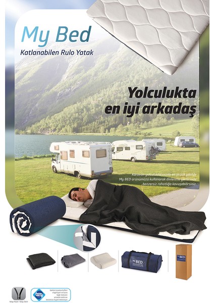 Taşınabilir Katlanabilir Yatak Set Mybed