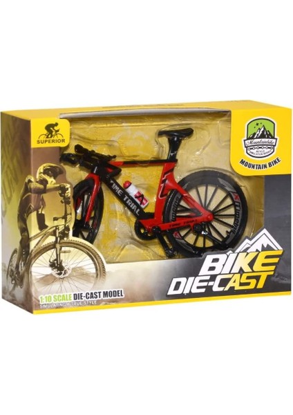 Minyatür Metal Dağ Bisiklet 1:10 0818-8A