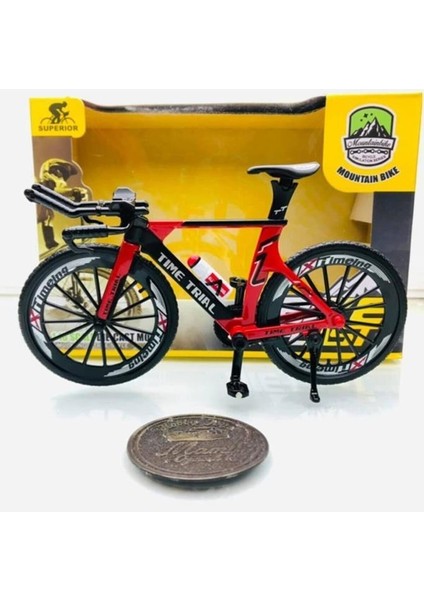 Minyatür Metal Dağ Bisiklet 1:10 0818-8A modelleri