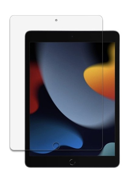 Apple iPad 10.2 2021 (9.nesil) Kılıf Darbe Emici Nitro Anti Shock Tablet Kılıfı + Nano Cam Ekran Koruyucu Şeffaf