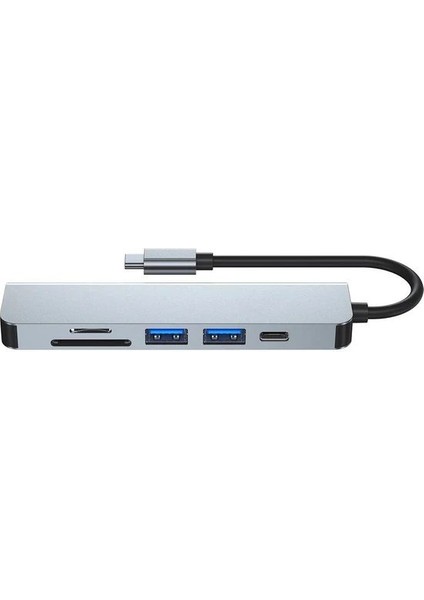 HC13C Type-C=>usb3.0 Adaptör.hdmı+Kart Oku