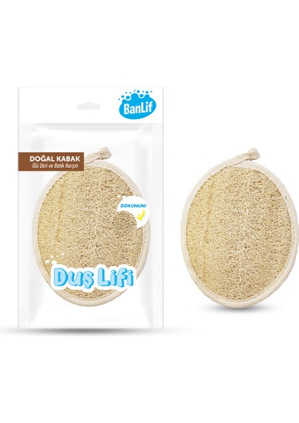 Banlif Doğal Kabak Oval Kese