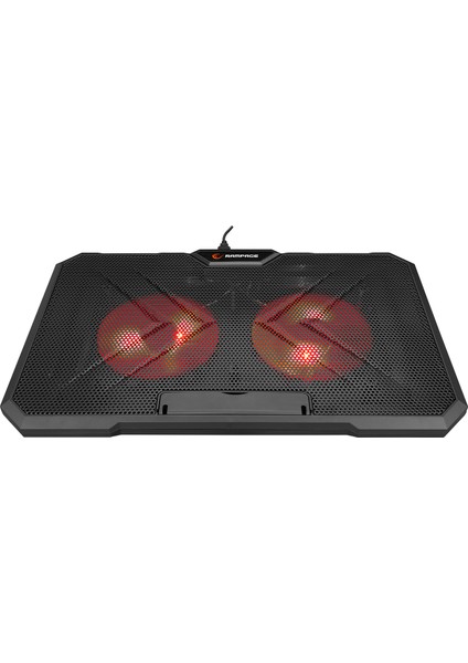 AD-RC12 Siyah 2 Fan 2 USB Rgb Işıklı 15"-17" Notebook Soğutucu Stand