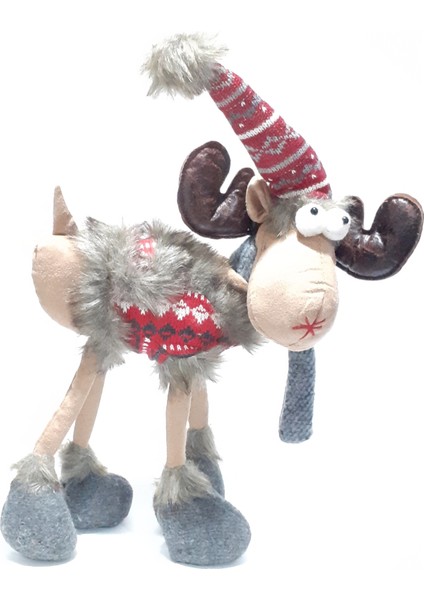 Funworld Yılbaşı Yeni Yıl Geyik Dekor Süs 45 cm