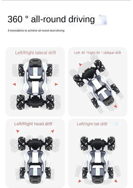 Uzaktan Kumandalı 2.4G Off-Road Altı Yönlü Araba (Yurt Dışından) fırsatları