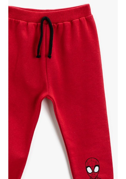 Erkek Bebek Spider Man Baskılı Belden Bağlamalı Jogger Eşofman Altı Lisanslı modelleri