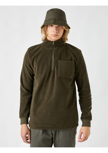 Erkek Cepli Polar Sweatshirt modelleri