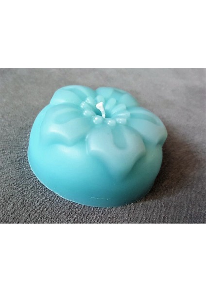 7,2cm Çiçek Mum Silikon Kalıp K-478 Sabun Mum Kokulu Taş Alçı Uygun modelleri