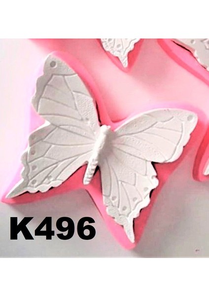 15cm Kelebek Silikon Kalıp K-496