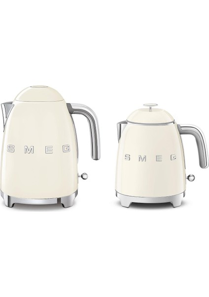 SMEG KLF05CREU 50'S STYLE KREM MİNİ KETTLE