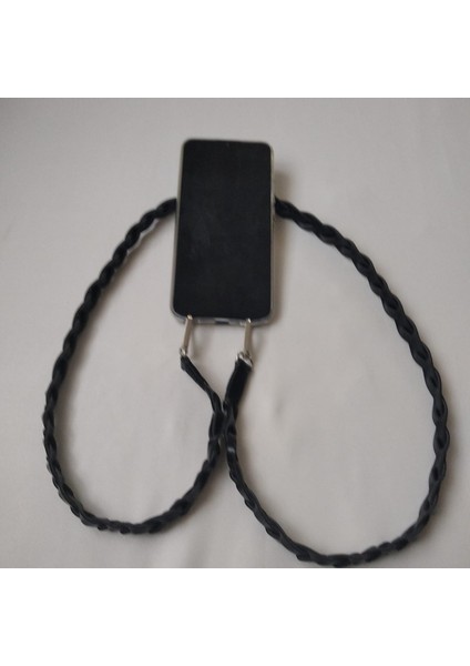 El Yapımı Braid Model Telefon Kılıfı Askısı