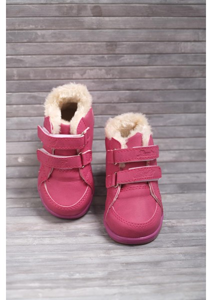 Remind Panda Kürklü Unisex Çocuk Bebek Bot