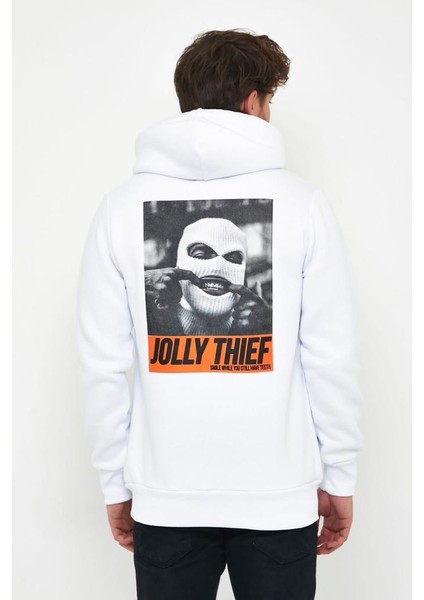 Claud Jolly Thief Baskılı Unisex Sweatshirt