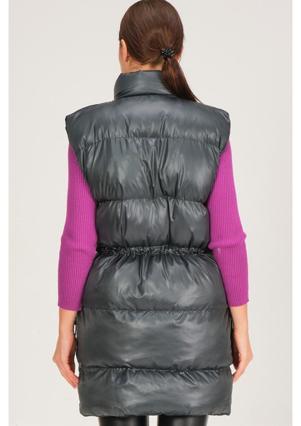 Z6732 Dewberry Hk Style Kadın Yelek-Yeşil modelleri