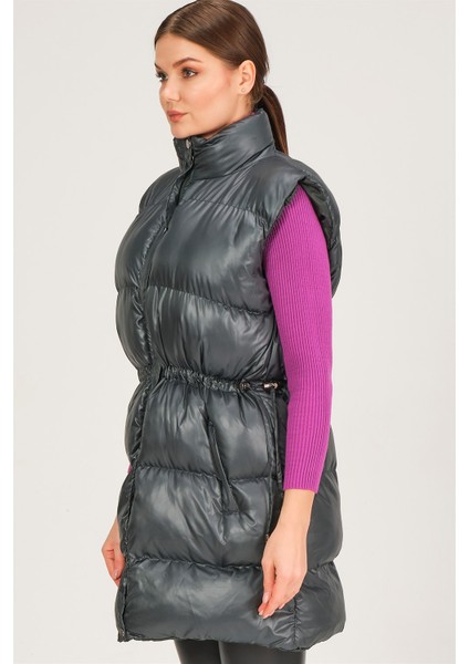 Z6732 Dewberry Hk Style Kadın Yelek-Yeşil fırsatları