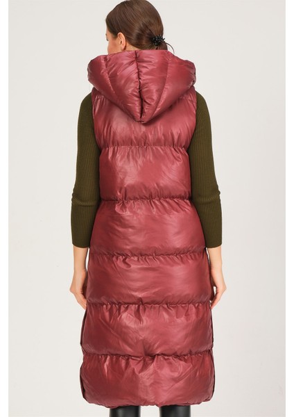 Z6734 Dewberry Xexese Kadın Yelek-Bordo fiyatları