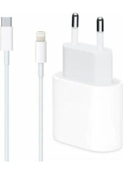 Iphone 11 /11 Pro/12/12 13/13 14/14 Pro Uyumlu 20W Set Yeni Type C Girişli Hızlı Şarj Cihazı Şarj Aleti