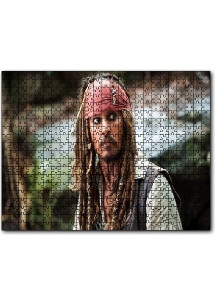 Cakapuzzle Karayip Korsanları Jack Sparrow Şaşkın 255 Parça Puzzle Yapboz Mdf (Ahşap)