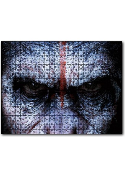 Cakapuzzle Maymunlar Cennemi Kararlı Savaşçı 120 Parça Puzzle Yapboz Mdf (Ahşap)