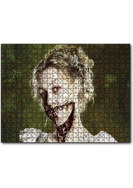 Cakapuzzle Aşk ve Gurur ve Zombiler Karekter Görseli 255 Parça Puzzle Yapboz Mdf (Ahşap)
