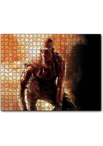 Cakapuzzle Vin Diesel Riddick 2013 Film Afişi 1000 Parça Puzzle Yapboz Mdf(Ahşap)