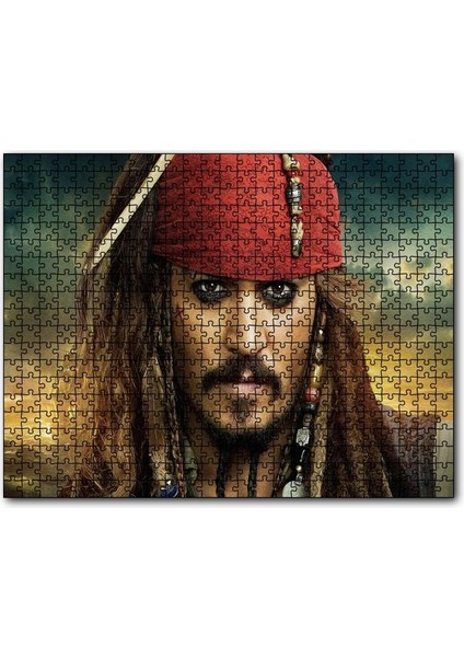 Cakapuzzle Karayip Korsanları Jack Sparrow Görsel 120 Parça Puzzle Yapboz Mdf (Ahşap)