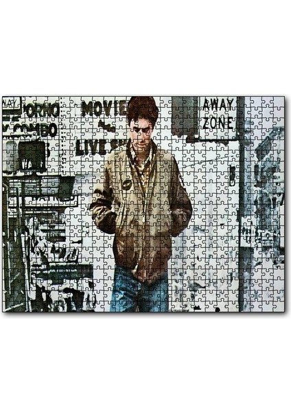 Cakapuzzle Taxi Driver De Niro Sokakta 120 Parça Puzzle Yapboz Mdf (Ahşap)