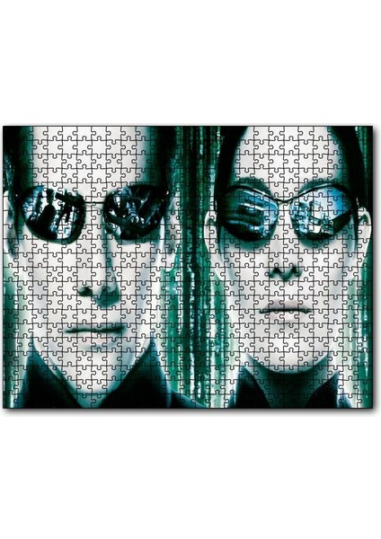Cakapuzzle The Matrix Neo ve Trinity 255 Parça Puzzle Yapboz Mdf (Ahşap)