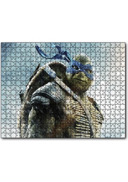 Caka Tablo Cakapuzzle Ninja Kaplumbağalar Leonardo 255 Parça Puzzle Yapboz Mdf (Ahşap)